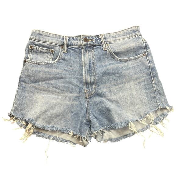 Lucky Brand Lucky Pins Short 12/31 Light Wash Denim Cut-Off Shorts Designer Lux - Picture 1 of 8